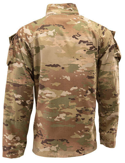 Tru-Spec Hot Weather Scorpion OCP Army Combat Uniform Shirt features reinforced elbow patches